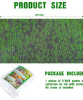Ultra Fine Garden Netting 10 X 100 Ft Bird And Insect Barrier for Raised Beds Vegetables in packaging, showing mesh texture.