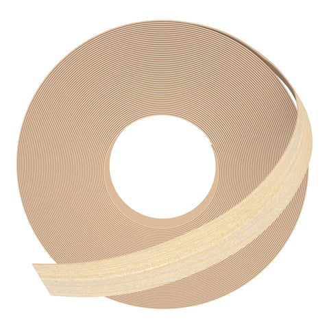 Pro Level Maple Edge Banding Roll, Preglued Flexible Wood Tape For Cabinet Repair And Furniture Restoration, 0.75 Inch wide roll.