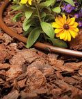 Brown Rain Bird ET63-100S 1/2-inch drip irrigation emitter tubing, 0.634 in OD, 100 ft roll, 18-inch spacing.