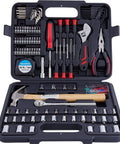 149-Piece Home And Auto Tool Kit With Hammer, Ratchets, Sockets, Pliers, Hex Keys And Durable Case For Handy DIY Projects