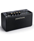 Black FRFR-GO Portable 30W Guitar Amp For Electric And Bass With Dual 3 Inch Speakers, Bluetooth, Rechargeable Battery, No Headphones Needed
