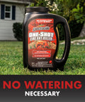 One Shot Fire Ant Killer Granular Bait Delivers 3 Months Of Fire Ant Control, 1.5 lb jug on lawn, no watering needed