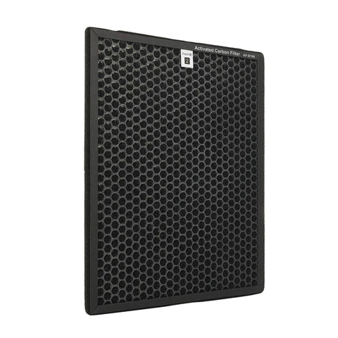 Side view of the Replacement True HEPA Filter Combo for Alexapure Breeze AP-B102 and 3049 Set showing activated carbon layer.