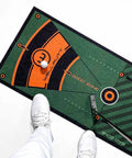Golf Putting Training Mat 10 Foot Classic Green With Alignment Aids Eye Positioning And Stroke Rhythm Tools for putting practice