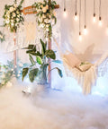 Handmade Boho Macrame Fringe Double Hammock Swing Net Chair For Two People Ultra Cozy Outdoor Indoor Patio Beach Yard Decor 95 Inches By 59 Inches Heavy Cotton Blend For Extra Comfort And Durability