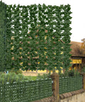 Ultra Realistic Artificial Ivy Privacy Fence Screen 40x140 Inches UV Resistant Faux Hedge Wall Panels for outdoor use