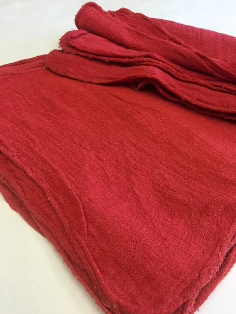 500 New Red Shop Towels Rags For Mechanics Industrial Grade 13x14 Heavy Duty Absorbent Cleaning Wipes Pack For Auto Shops
