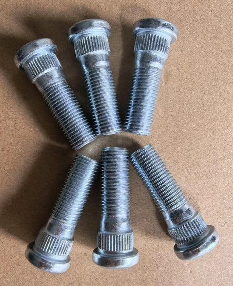 Badass M14 X15 Wheel Studs Six Pack Class 129 Replacement Fits Nissan Titan NV Armada Plus Infiniti QX56 QX80 showing six high strength steel studs.