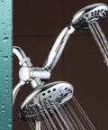 High Pressure 6 Inch Rain Shower Head With 6 Settings For A Spa Worthy Ultimate Shower Experience Premium Quality Easy Install