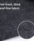 Close-up of felt material texture on 8.2x6 Ft Outdoor Storage Shed Floor Mat Waterproof Dustproof Anti Slip Carport Mat and Patio Furniture