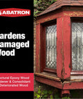 LiquidWood 2 Pint Kit 2 Part Structural Epoxy Wood Hardener And Consolidant Resin for fixing beat-up weathered wood window frame