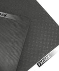 Guitar Work Mat Kit With Dual Height Neck Support Rest And String Winder Cutter Tool showing textured back and facade surfaces.