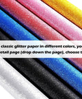 Black Glitter Peel And Stick Wallpaper For Cabinets And Walls DIY Friendly Self Adhesive Glitter Paper With Sparkle displayed in rolls
