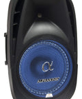 Front view of a speaker from the All In One 10 Inch Powered DJ Speaker Pair With 1000W Peak Power Party Ready Pro Bass Amplified PA System