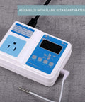 10 Amp 110V Temperature Controller Digital Thermostat Switch For Sous Vide with waterproof probe and flame retardant material.