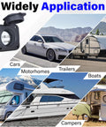 Badass NEMA 15 Amp Flanged RV Shore Power Inlet 5 15 125 Volt for use in cars, motorhomes, trailers, boats, and campers.