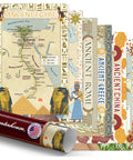 Six Poster Set Of Ancient Civilizations For Social Studies Classrooms, 12 By 18 Inch Posters Showing Egypt, Greece, Rome, China