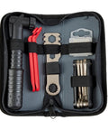 On The Go Roadside Bicycle Tool Kit With Hex Keys 2 2.5 3 4 5 6mm, Phillips And Flathead Drivers, Multi Tool Wrench 8 10 14 15mm