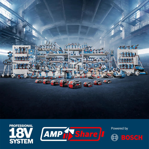 Professional Grade Cordless Saber Saw Delivering Smooth Operator Performance And Badass Cutting Power For Heavy Duty Renovations And Real Deal Work On Any Job Site displayed among Bosch's 18V tools.