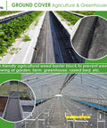 Pro Grade Premium Heavy Duty Weed Barrier Fabric For Landscaping Farming And Gardening And Agriculture 2Ft By 50Ft 100 Percent Virgin Material Durable Woven Landscape Fabric For Weed Control Under Mulch Or Gravel 3.2oz displayed in greenhouse