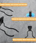 Heavy Duty Power Tool Hanger And Weedeater Rack For Garage Storage Two Pack With Wall Hooks and String Trimmer Holder details