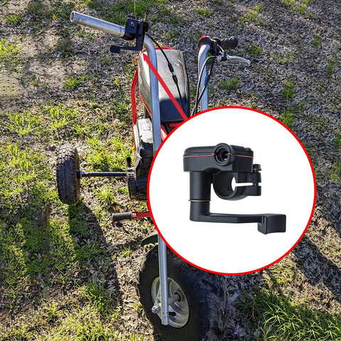 ATV with inset of thumb throttle cable assembly for 50cc to 250cc ATV, 7/8 inch handlebar, TaoTao Lifan Coolsport Kazuma.