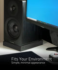 Bookshelf speaker on High Density Acoustic Foam Isolation Pads For Bookshelf Speakers And Studio Monitors Pair 8.5 By 6.35 Inches