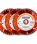 Extreme 4.5 Inch Cut Off Wheel 3 Pack For Metal Cutting Heavy Duty Pro Grade All Purpose Blade Rebar Steel Iron And More