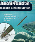 Tungsten Nail Weights For Bass Fishing One Sixteenth Ounce Insert Sinkers in underwater scene with bass fish.