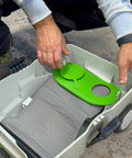 Reusable Dust Bag For Festool Midi CT 15 E And CT 25 HEPA Dust Extractors being placed in vacuum, compatible with MIDI OLD models