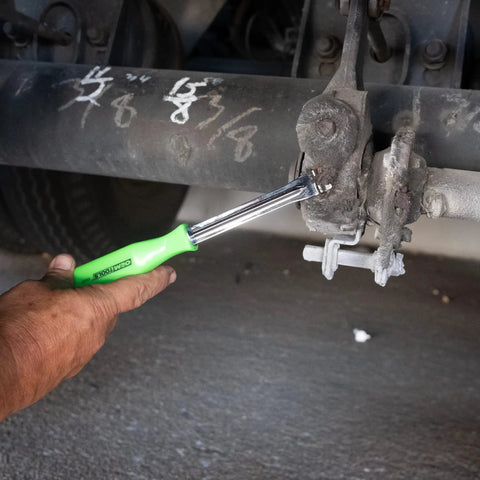 Manual adjustment with Slack Adjuster Tool And Wrench For Semi Trucks With Angled Head For Easy Air Brake And Drum Brake Adjustments