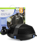 AquaForce 1000 GPH Solids Handling Submersible Pond Pump with packaging showing pre-filter cage design.