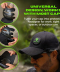Two Pack Bump Cap Insert For Baseball Caps Ventilated Safety Helmet Shell Protective Headgear For Work Security And Outdoor Use