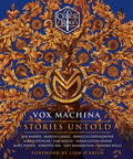 Cover of the Legit Dungeons And Dragons Fantasy Novel Highlighting The Badass Vox Machina Squad featuring an artistic tree design.