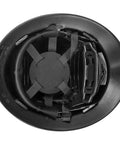 Inside view of a full brim hard hat with color weave gloss, cushioning for all day comfort, OSHA approved and ANSI Z89.1 Type 1.