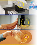 Heavy Duty Wall Bumpers Large 4 Pack Noise Reducing Furniture Pads Scratch Proof Corner Guards used on various surfaces for protection.