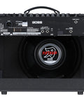 Back view of Katana 50 Gen 3 Guitar Amp Compact 50-Watt Combo with 12-Inch Speaker, showcasing connectivity and controls.