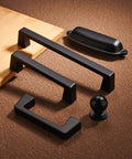 20 Pack Matte Black Cabinet Pulls Center To Center Three And Quarters Inches With Four Point Four Inch Overall Length handles