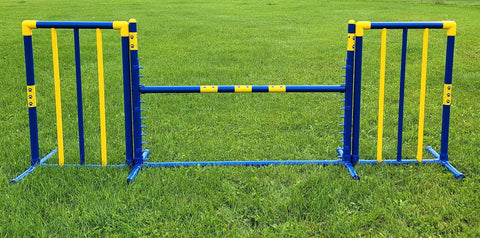 Agility Free Standing Wings For Dogs Pro Grade PVC Indoor Outdoor Obstacle Training Equipment Lightweight Yet Durable Jump Wings