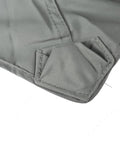 Close-up of grey fabric corner detail on Heavy Duty 10x12 Replacement Outdoor Gazebo Canopy Top With UV Protection and drainage