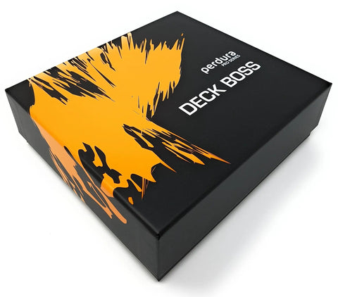 Deck Boss 7 Inch Deck Stain Brush Applicator box for wood concrete and composite coatings water based and oil based stains