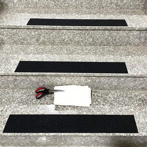 Heavy Duty 4 Inch Anti Slip Tape 35 Ft Roll With 80 Grit Friction For Indoor And Outdoor Stairs Traction Non Skid Waterproof Grip Tape Black