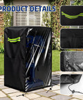 Tough As Nails Heavy Duty Waterproof Cover Slick Fit Dust Shield for 10 Inch Mini Benchtop Drill Press with clear front.