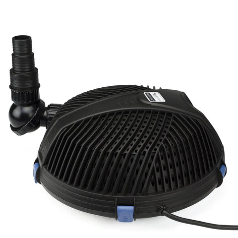 AquaForce 1000 GPH Solids Handling Submersible Pond Pump For Water Features And Waterfalls with pre-filter cage
