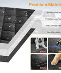Dog Car Seat Cover For Mazda Back Seat Fits CX50 CX5 CX30 SUVs Waterproof Non Slip showing waterproof layers and materials
