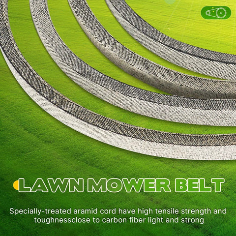 Five Eighth Inch By One Hundred Twenty Seven Inch Mower Covered Deck Belt For 52 Inch Decks Fits Husqvarna And Scag Tractors