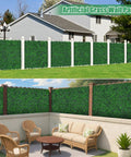 Lifelike Artificial Greenery Wall Roll 48 By 120 Inches Privacy Screen For Indoor And Outdoor Use UV Resistant Faux Ivy Leaves