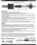 Diagram for turning blanks with bushing details for Top Shelf Woodturning Smartphone Stand And Stylus Hardware Kit Gold Chrome Gunmetal.