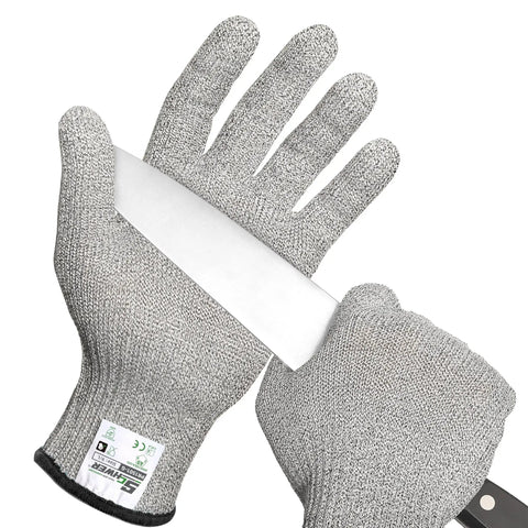 Pro Grade ANSI Cut Resistant Food Grade Gloves For Kitchen Prep And Meat Cutting Oyster Shucking And Fish Fillet Mandoline Safety Gear With Ultra Strong Fibers And Stainless Steel For Heavy Duty Home Or Pro Use