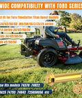 Heavy Lift Shoulder Bolt Replacement Set For Toro Timecutter Titan Quest Riding Mower compatible with various models.